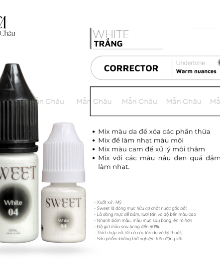Mực Sweet - 04 White - Trắng